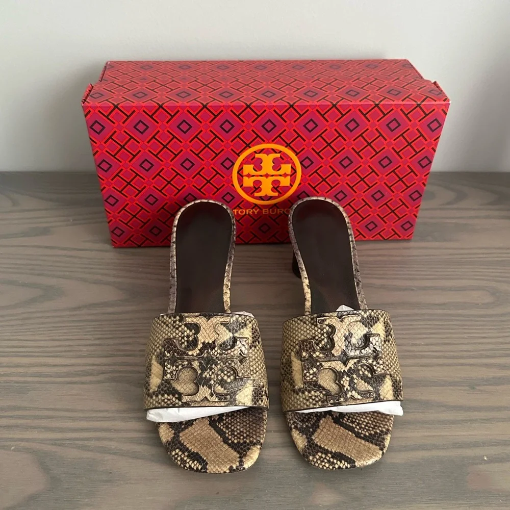 TORY BURCH INES MULE IN DESERT DUSK ROCCIA